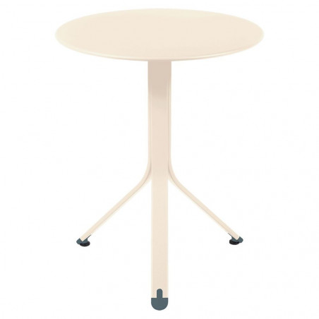 Rest'o Tisch Fermob ø 60 cm Latte Beige
