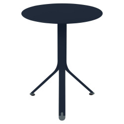 Rest'o Tisch Fermob ø 60 cm Abyssblau