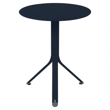 Rest'o Tisch Fermob ø 60 cm Abyssblau