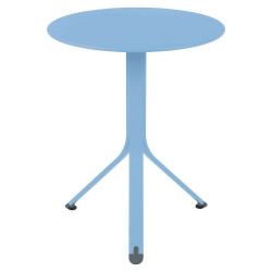 Rest'o Tisch Fermob ø 60 cm Maya Blau