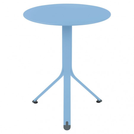 Rest'o Tisch Fermob ø 60 cm Maya Blau