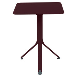 Rest'o Tisch Fermob 57x57 cm Schwarzkirsche