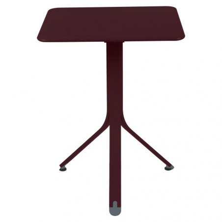 Rest'o Tisch Fermob 57x57 cm Schwarzkirsche