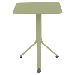 Rest'o Tisch Fermob 57x57 cm Lindgrün