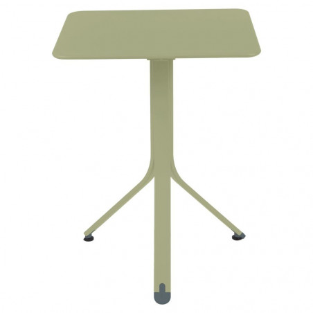 Rest'o Tisch Fermob 57x57 cm Lindgrün