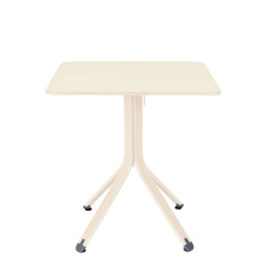 Rest'o Tisch Fermob 71x71 cm Latte Beige