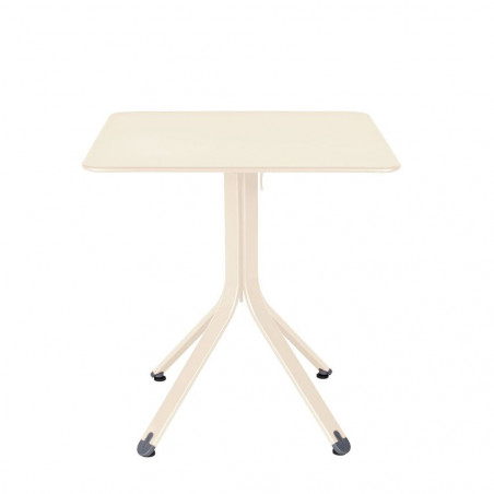 Rest'o Tisch Fermob 71x71 cm Latte Beige