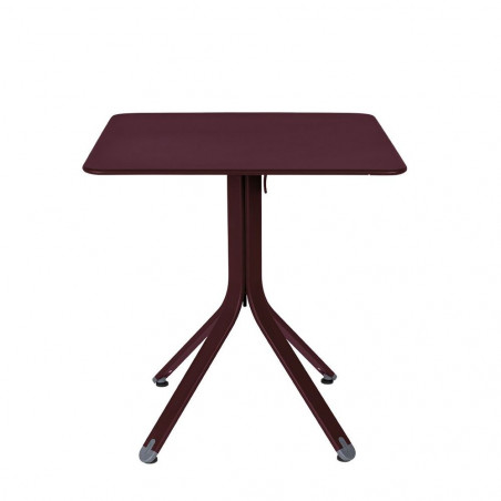Rest'o Tisch Fermob 71x71 cm Schwarzkirsche