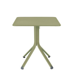 Rest'o Tisch Fermob 71x71 cm Lindgrün