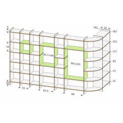 Regal-System Mocoba für alle Ideen