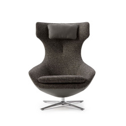 caruzzo Sessel leolux wohndesign berlin Primo Ampio Front mit Kissen
