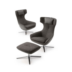 caruzzo Sessel leolux wohndesign berlin Primo Ampio gruppe mit Kopfkissen