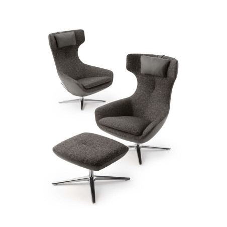 caruzzo Sessel leolux wohndesign berlin Primo Ampio gruppe mit Kopfkissen
