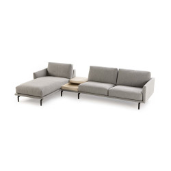 Sofa Bellice von Leolux Wohndesign Berlin Anbausofa Recamiere Verbindungstisch