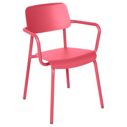 Sessel Studie Fermob mit Armlehnen in Rosalie