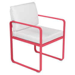 Bellevie Polsterstuhl Fermob wohndesign berlin bezug hellgrau Rosalie