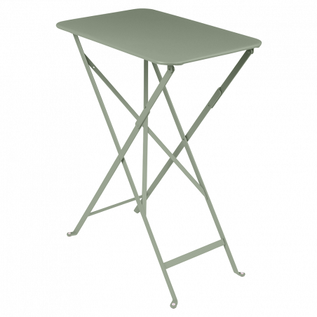 klappbarer, wetterfester Bistrotisch 37cm x 57cm aus Metall von Fermob in Kaktus