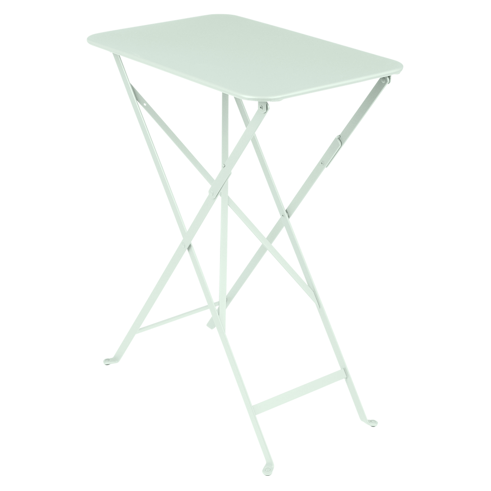 klappbarer, wetterfester Bistrotisch 37cm x 57cm aus Metall von Fermob in Minze