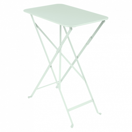 klappbarer, wetterfester Bistrotisch 37cm x 57cm aus Metall von Fermob in Minze
