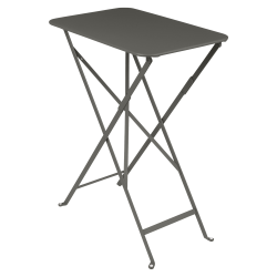 klappbarer, wetterfester Bistrotisch 37cm x 57cm aus Metall von Fermob in Rosmarin