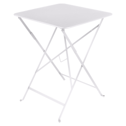 Wetterfester, klappbarer Tisch Bistro von Fermob in Baumwollweiß