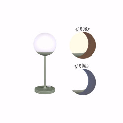 Lichttemperaturen der Akku Leuchte Mooon! von Fermob