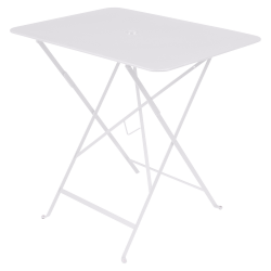 Wetterfeste Bistrotische 77 x 57 cm klappbar Metall fermob Baumwoll weiß