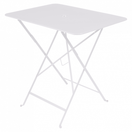 Wetterfeste Bistrotische 77 x 57 cm klappbar Metall fermob Baumwoll weiß