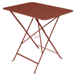 Wetterfeste Bistrotische 77 x 57 cm klappbar Metall fermob ocker