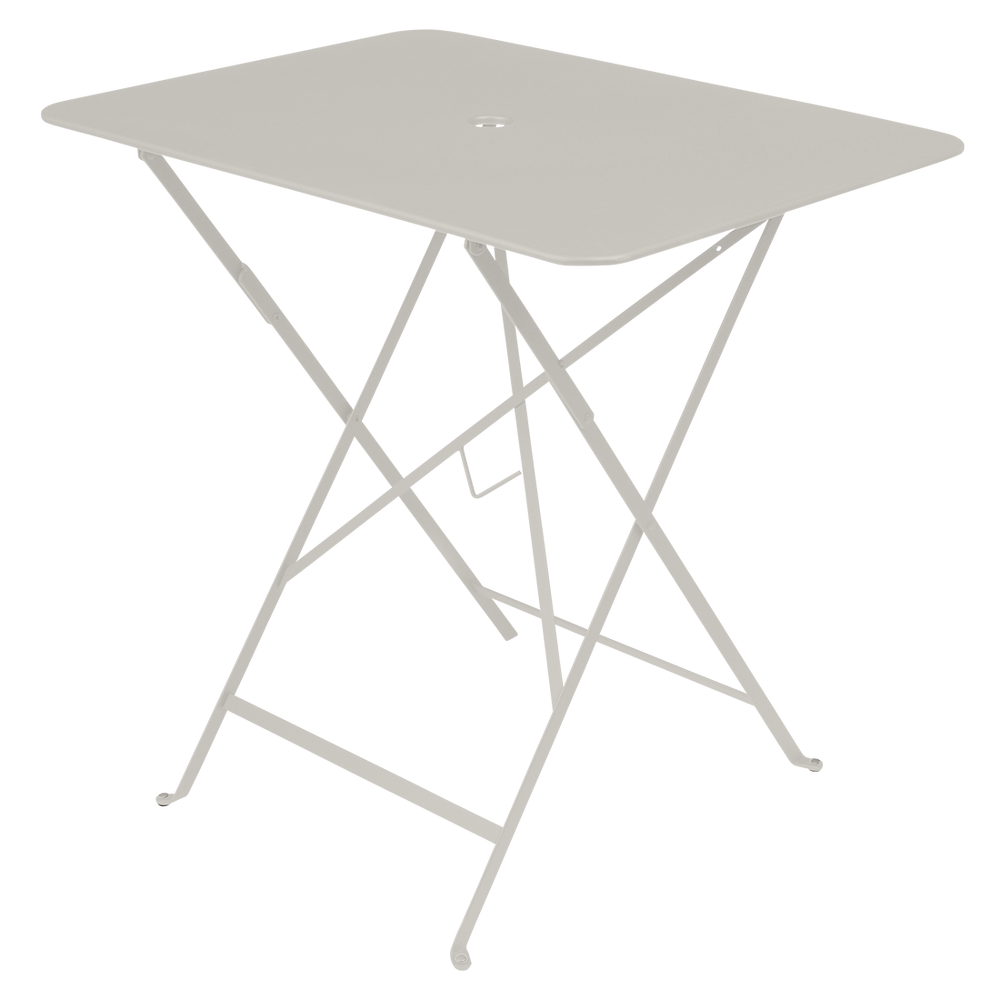 Wetterfeste Bistrotische 77 x 57 cm klappbar Metall fermob lehm grau