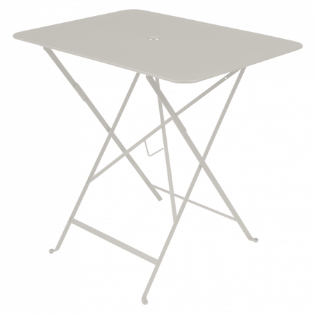 Wetterfeste Bistrotische 77 x 57 cm klappbar Metall fermob lehm grau