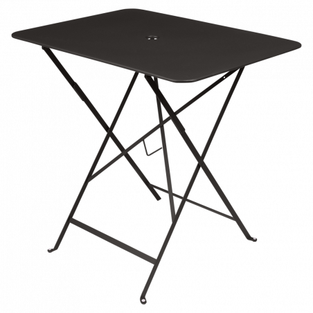 Wetterfeste Bistrotische 77 x 57 cm klappbar Metall fermob lakritz schwarz