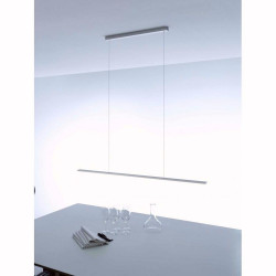 Pendelleuchte 40x10 in Aluminium von Gera in der Ansicht