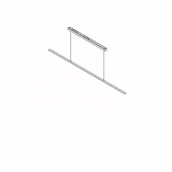 Flache Pendelleuchte 20 x 10 von GERA mit Sensorschaltung