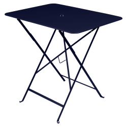 Wetterfeste Bistrotische 77 x 57 cm klappbar Metall fermob Abyss blau