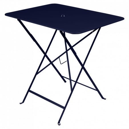 Wetterfeste Bistrotische 77 x 57 cm klappbar Metall fermob Abyss blau