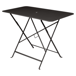 Wetterfester Tisch Bistro in 97cm x 57cm von Fermob in Lakritze