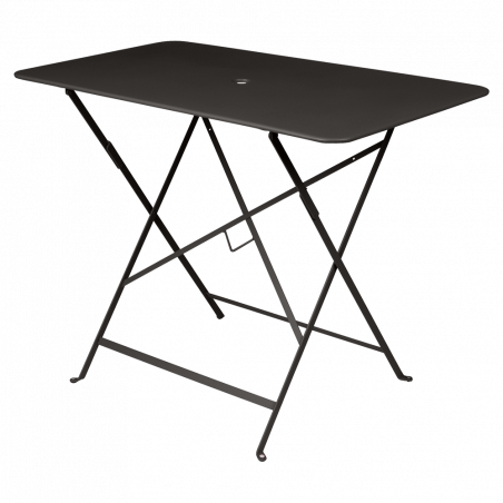 Wetterfester Tisch Bistro in 97cm x 57cm von Fermob in Lakritze