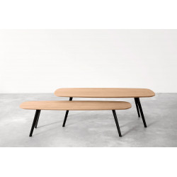 Couchtische Solapa von Stua in Eiche furniert