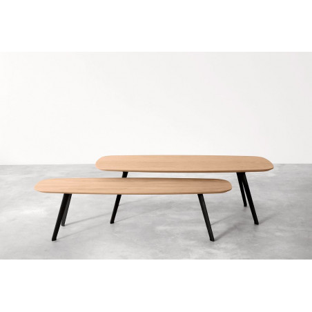 Couchtische Solapa von Stua in Eiche furniert