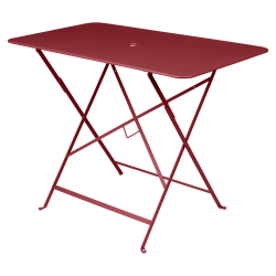 Wetterfester Tisch Bistro in 97cm x 57cm von Fermob in Chili