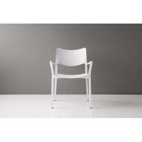 Holzstuhl Laclasica von Stua in white lacquered ash
