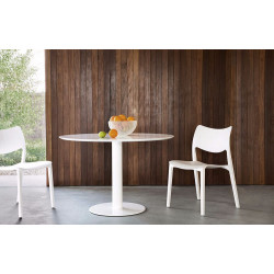 Holzstuhl Laclasica von Stua in white lacquered ash