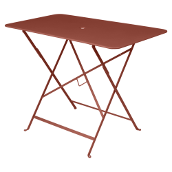 Wetterfester Tisch Bistro in 97cm x 57cm von Fermob in Ocker