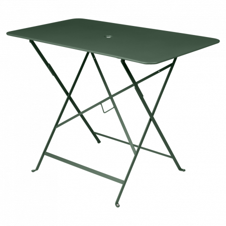 Wetterfester Tisch Bistro in 97cm x 57cm von Fermob in Zedergrün