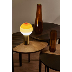 tragbare Tischleuchte mit Akku Dipping Light von Marset im Innenbereich