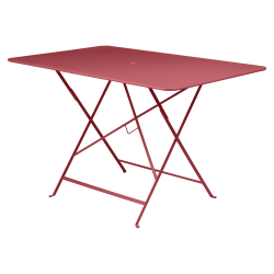Wetterfester Tisch Bistro in 117cm x 77cm von Fermob in Chili