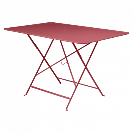 Wetterfester Tisch Bistro in 117cm x 77cm von Fermob in Chili