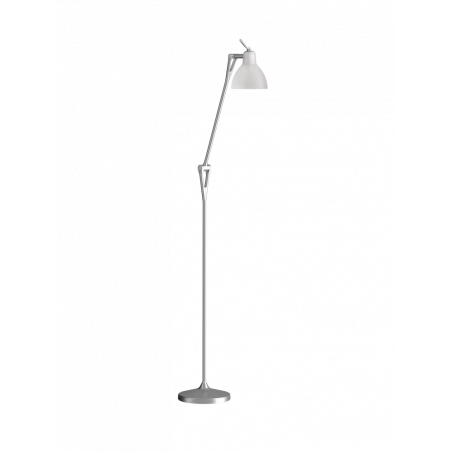Leuchte Luxy von Rotaliana mit verstellbarem Arm in komplett grau