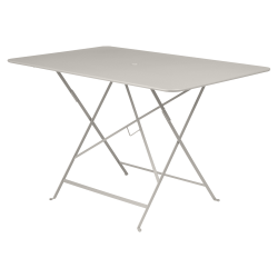 Wetterfester Tisch Bistro in 117cm x 77cm von Fermob in Lehmgrau